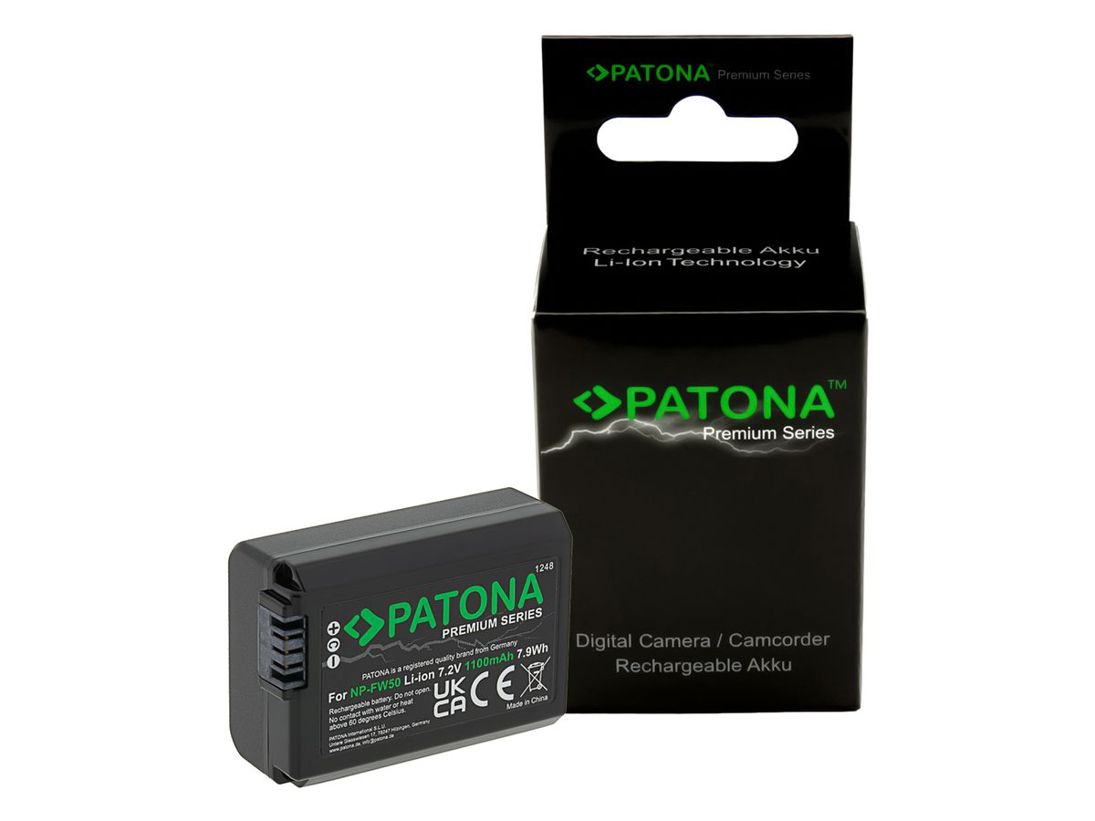 Patona Premium Batterie Sony NP-FW50
