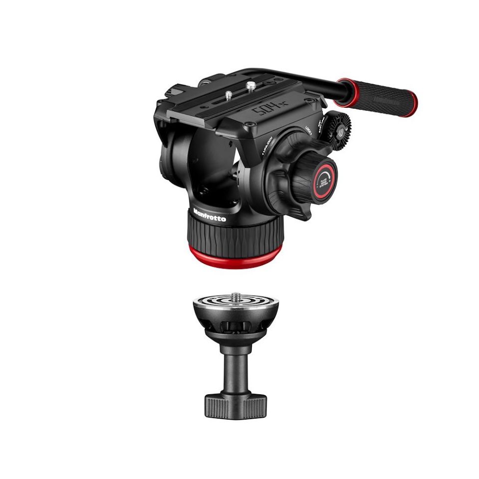 Manfrotto 504X Head w/Twin Leg Carbon GS