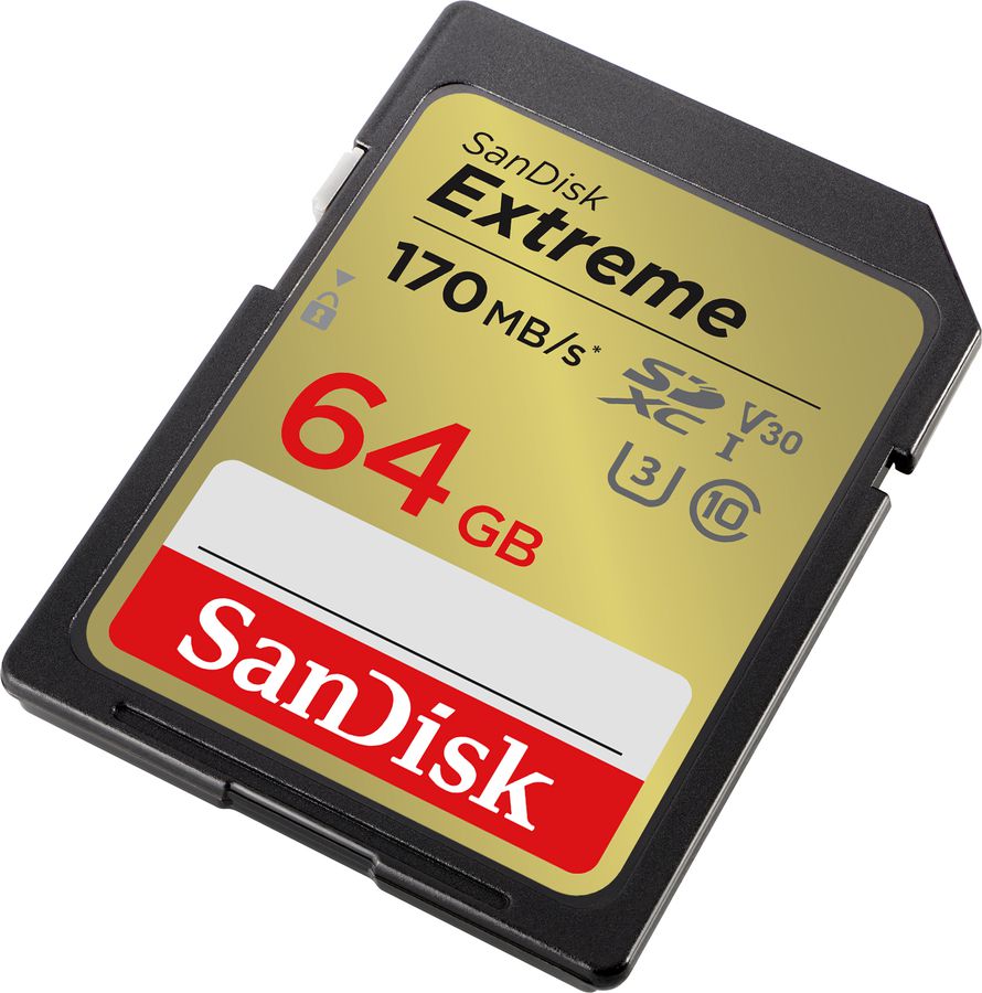 SanDisk Extreme 170MB/s SDXC 64GB