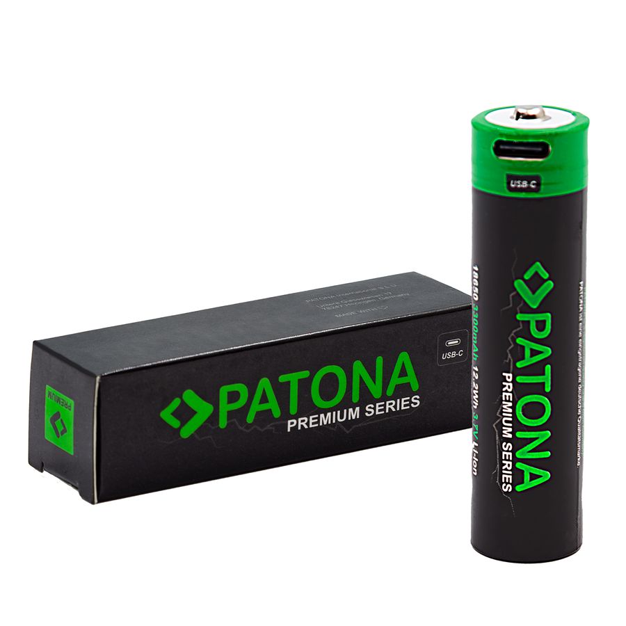 Patona Premium Akku 18650 USB-C