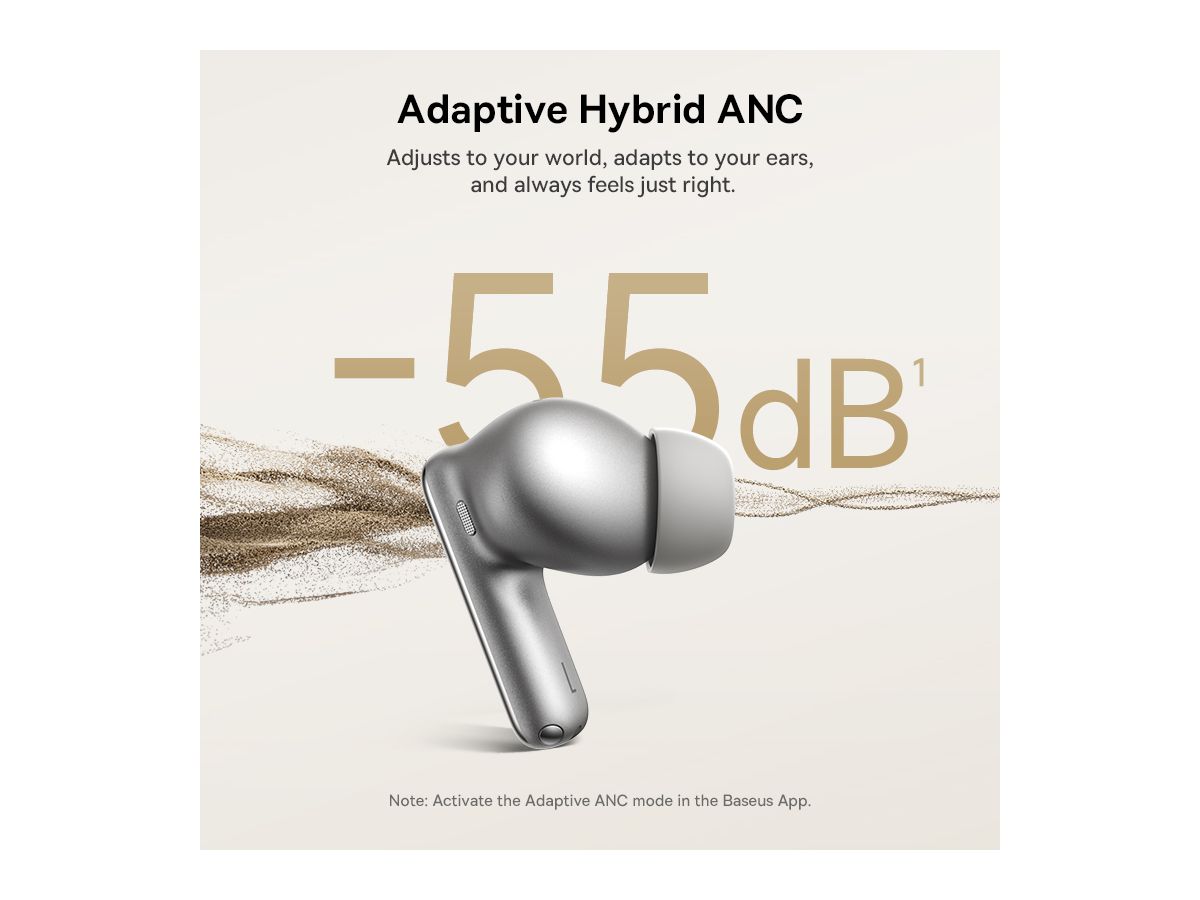 Baseus Bowie MP1 TWS Earbuds Titanium