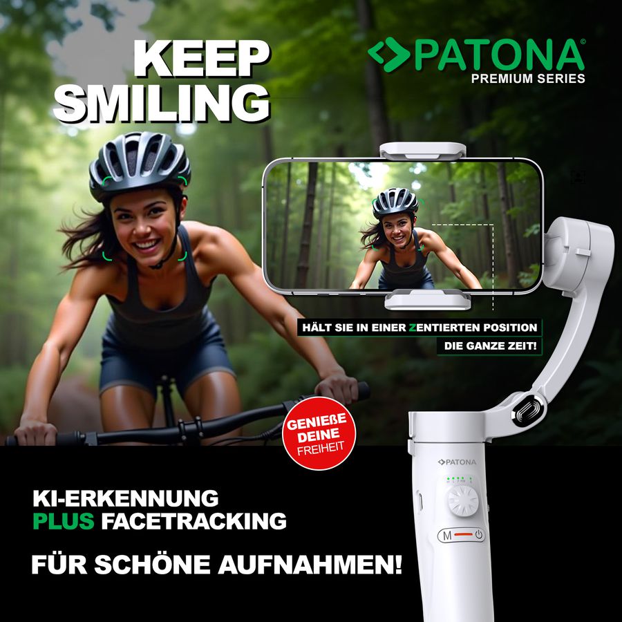 Patona 3-Achsen Gimbal Smartphone
