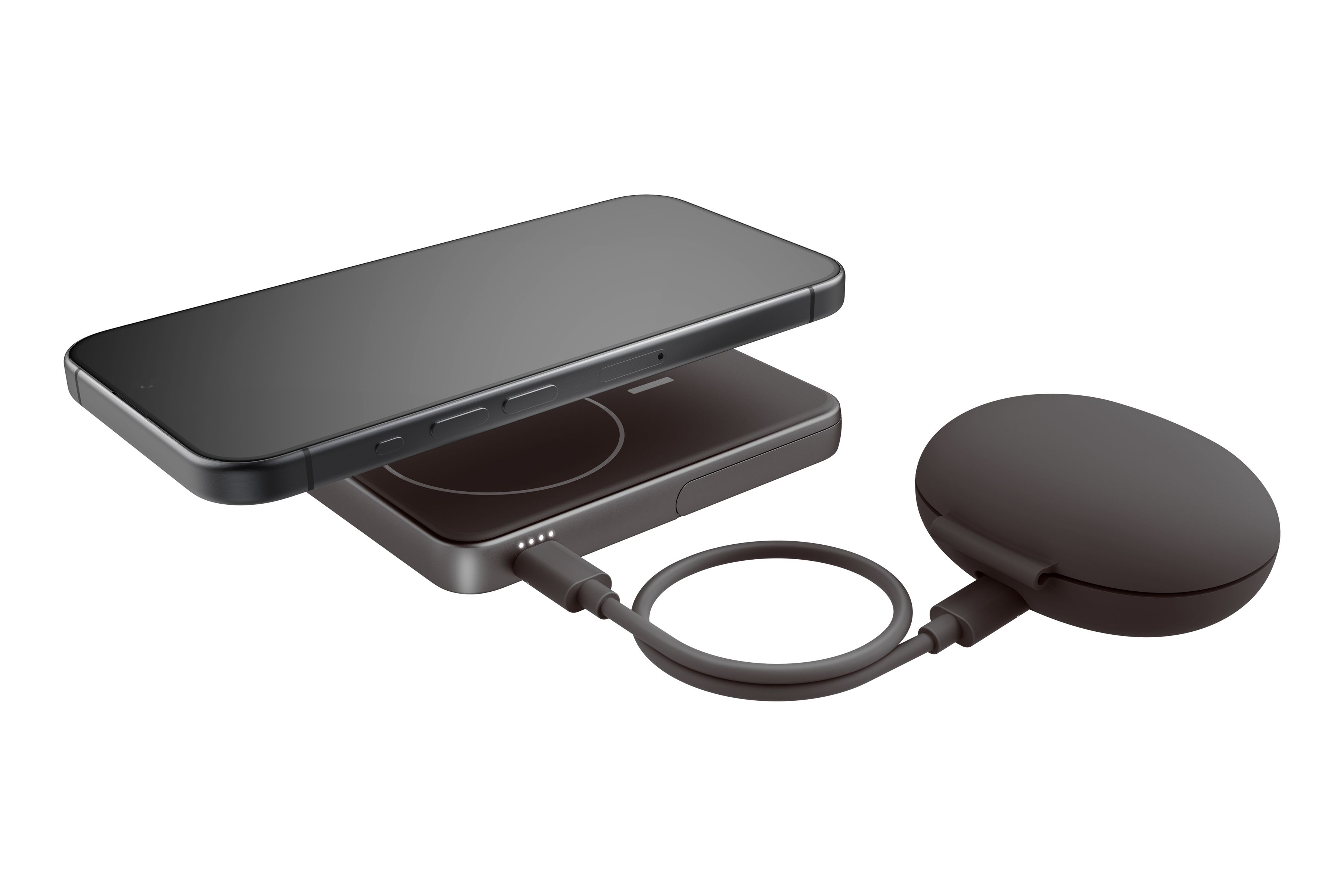 Fresh 'n Rebel Powerbank 5000 mAh Grey