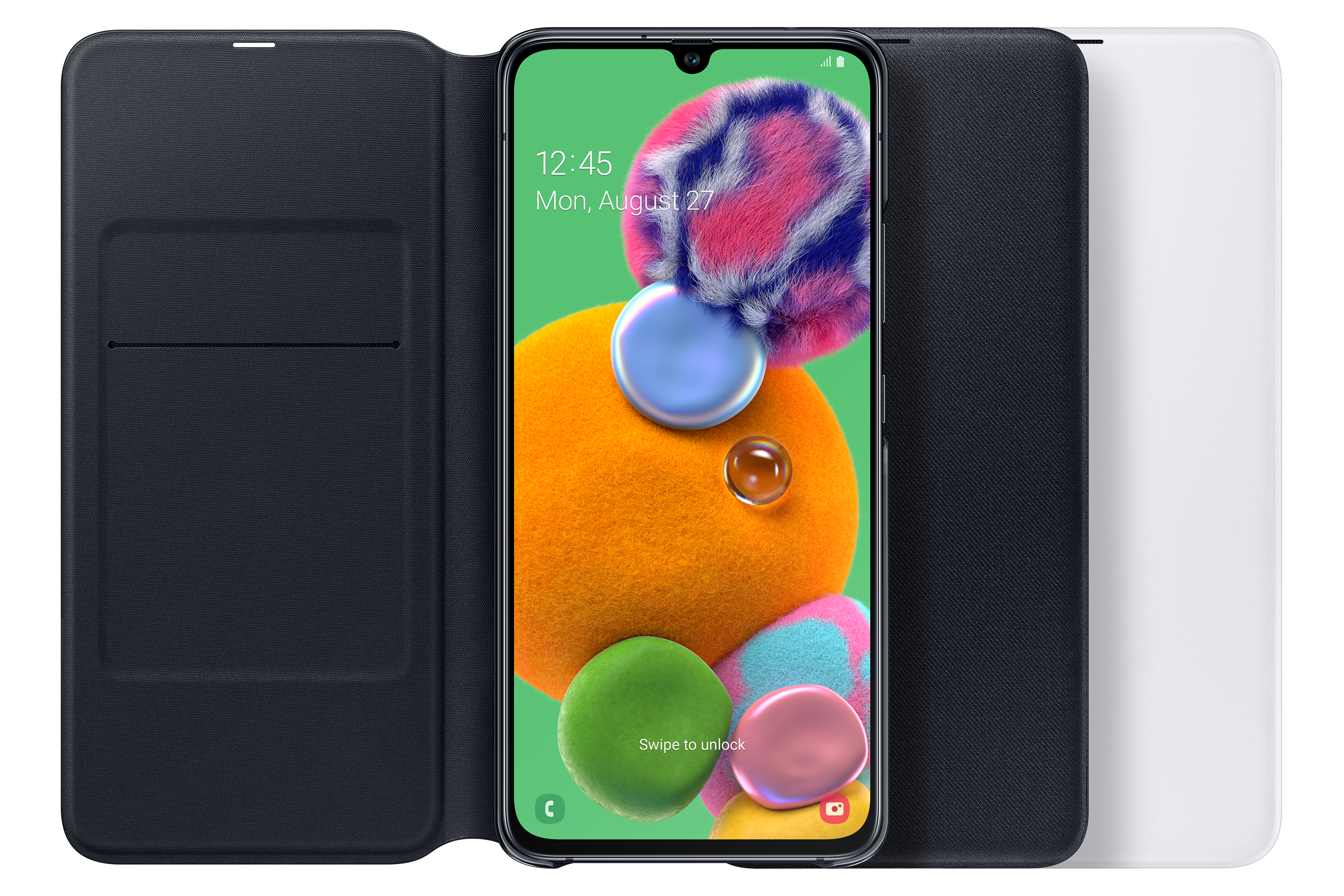 Samsung Galaxy A90 5G Wallet Cover white