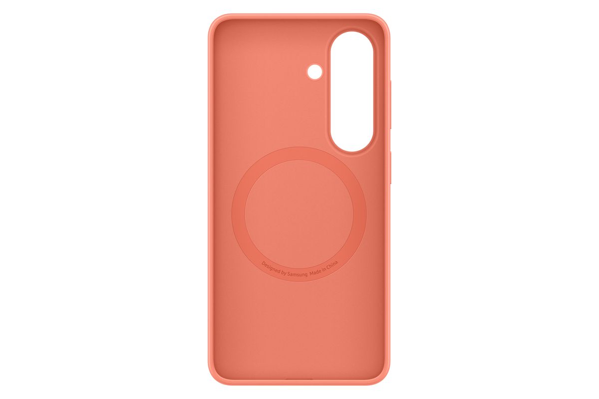 Samsung S26 Silicone Magnet Cas Coralred