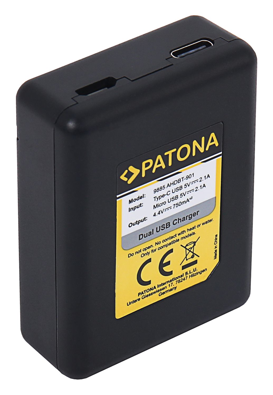 Patona Dual USB Charger Gopro 9/10