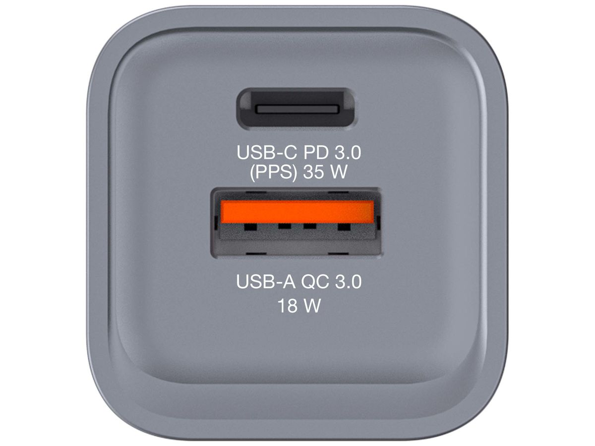 Verbatim GaN 2 Port Charger 35W