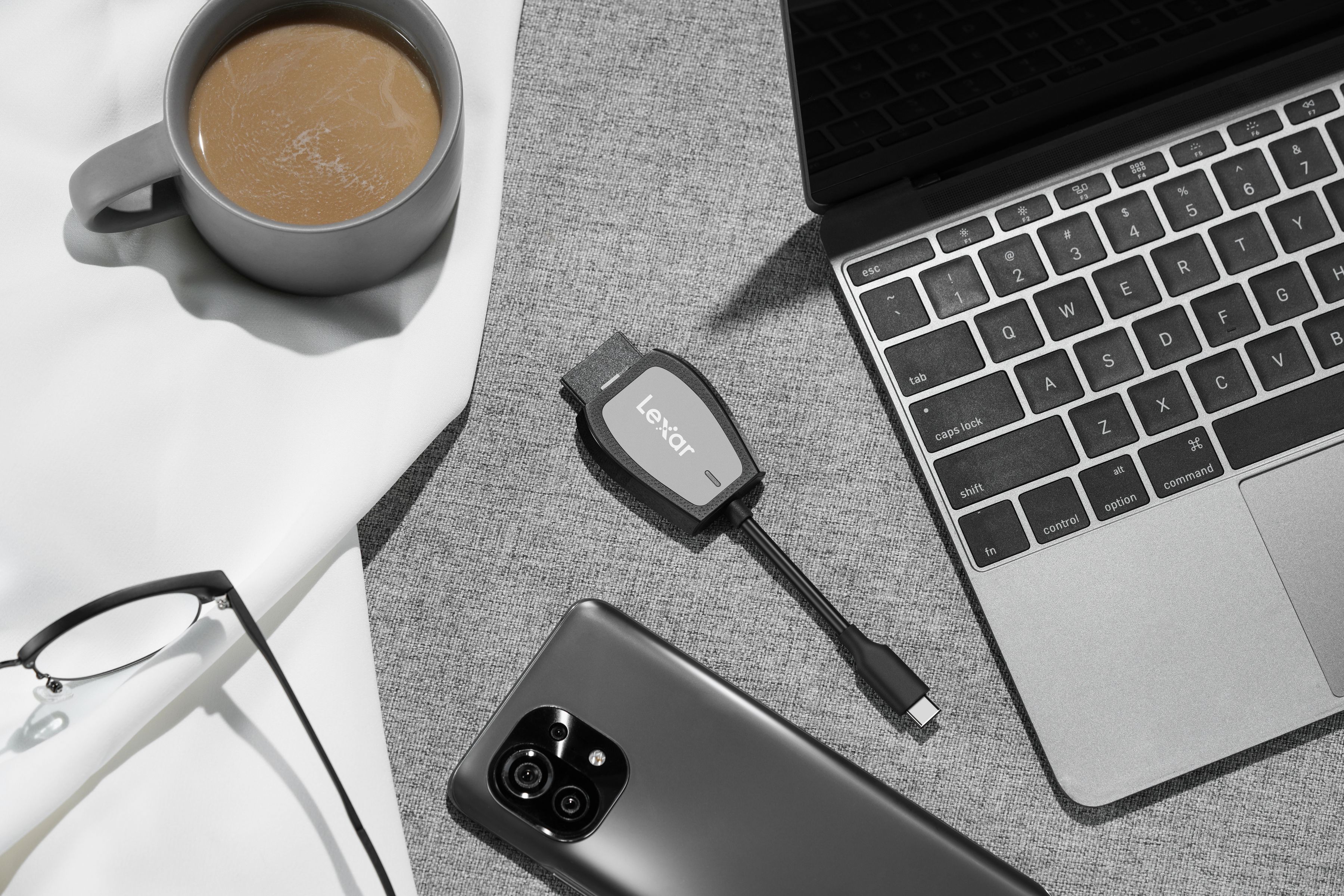 Lexar Dual Slot Card USB-C Reader