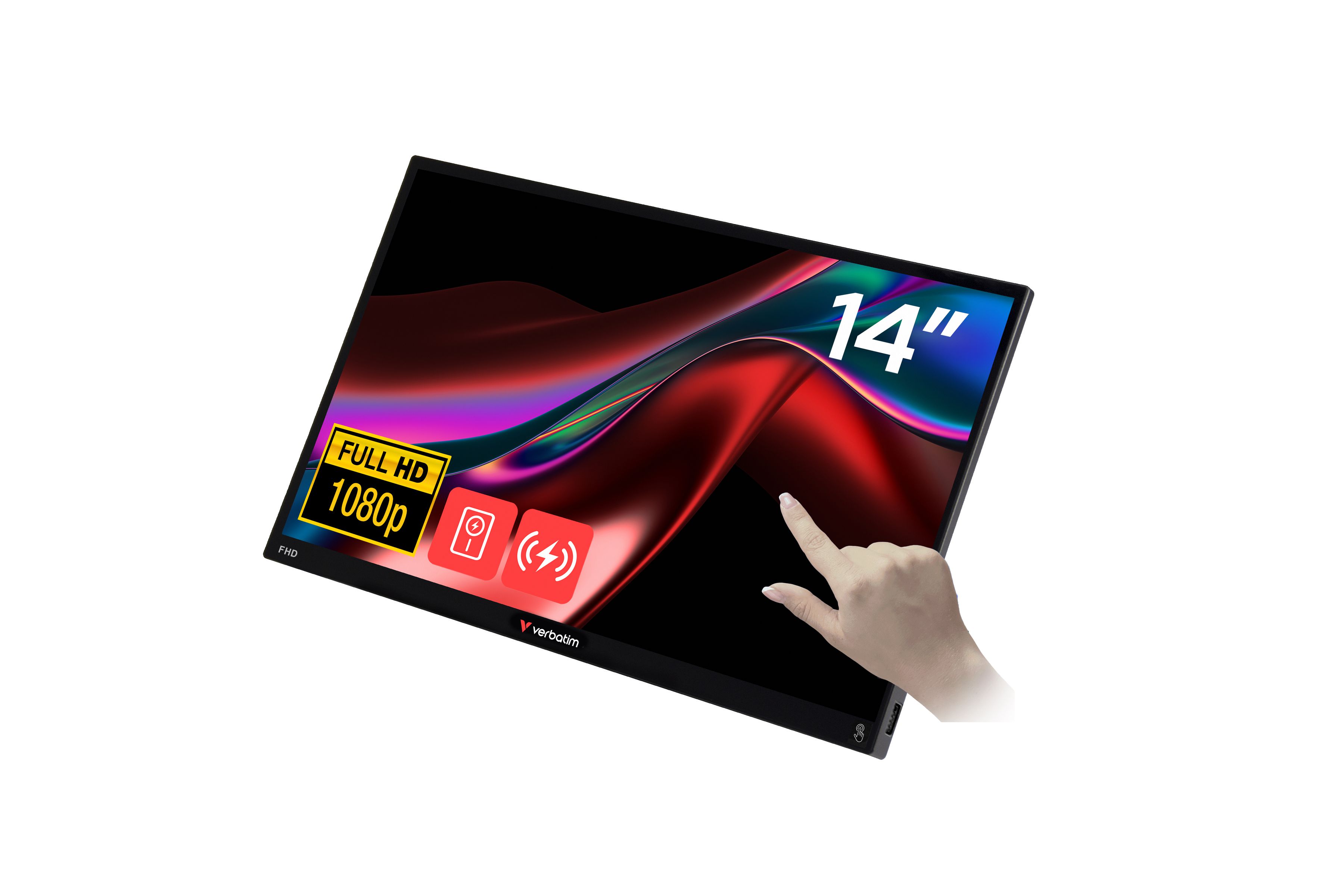 Verbatim Touch Monitor 14" Wireless