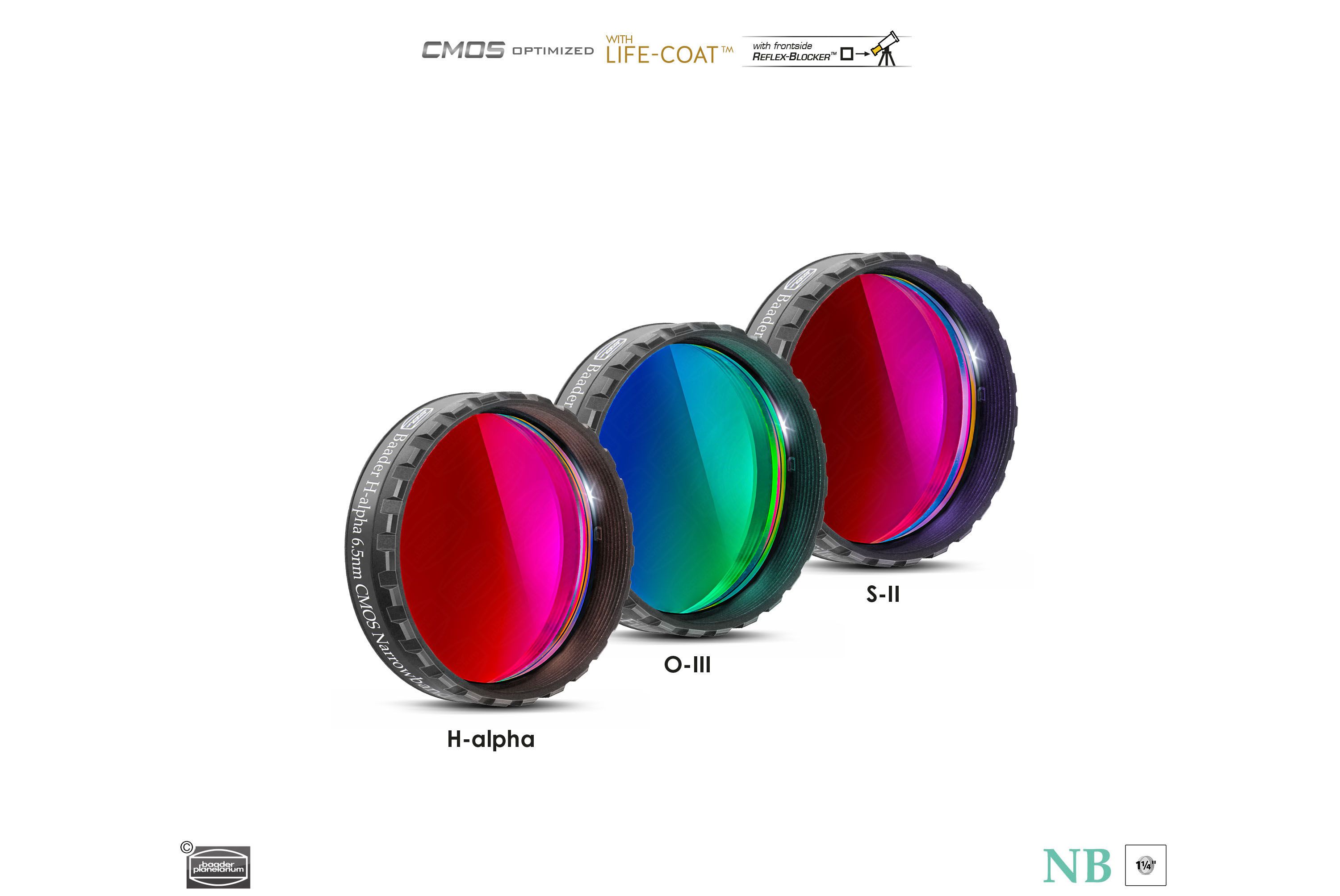 Baader Schmalband Satz (6.5nm) 1.25"