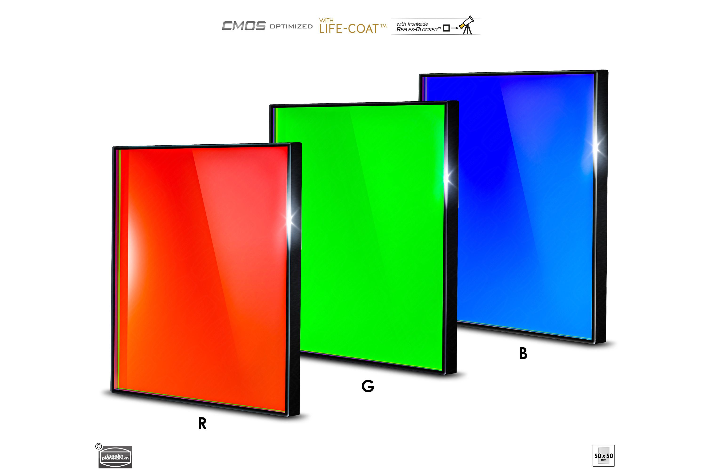 Baader RGB 50x50mm Filtersatz