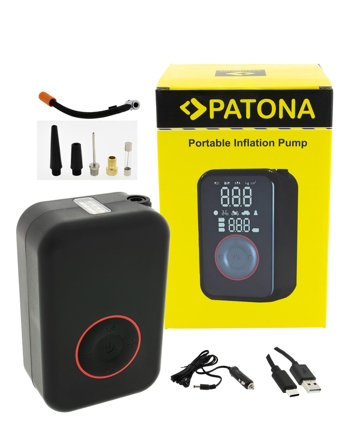 Patona Powerbank elektronische Luftpumpe