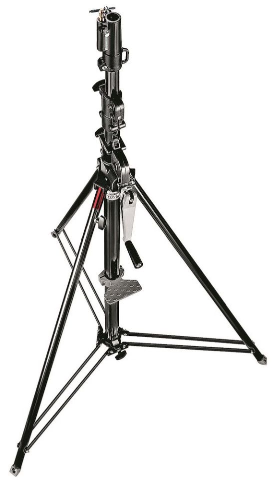 Manfrotto Wind Up Stand Steel 3 S. Blk