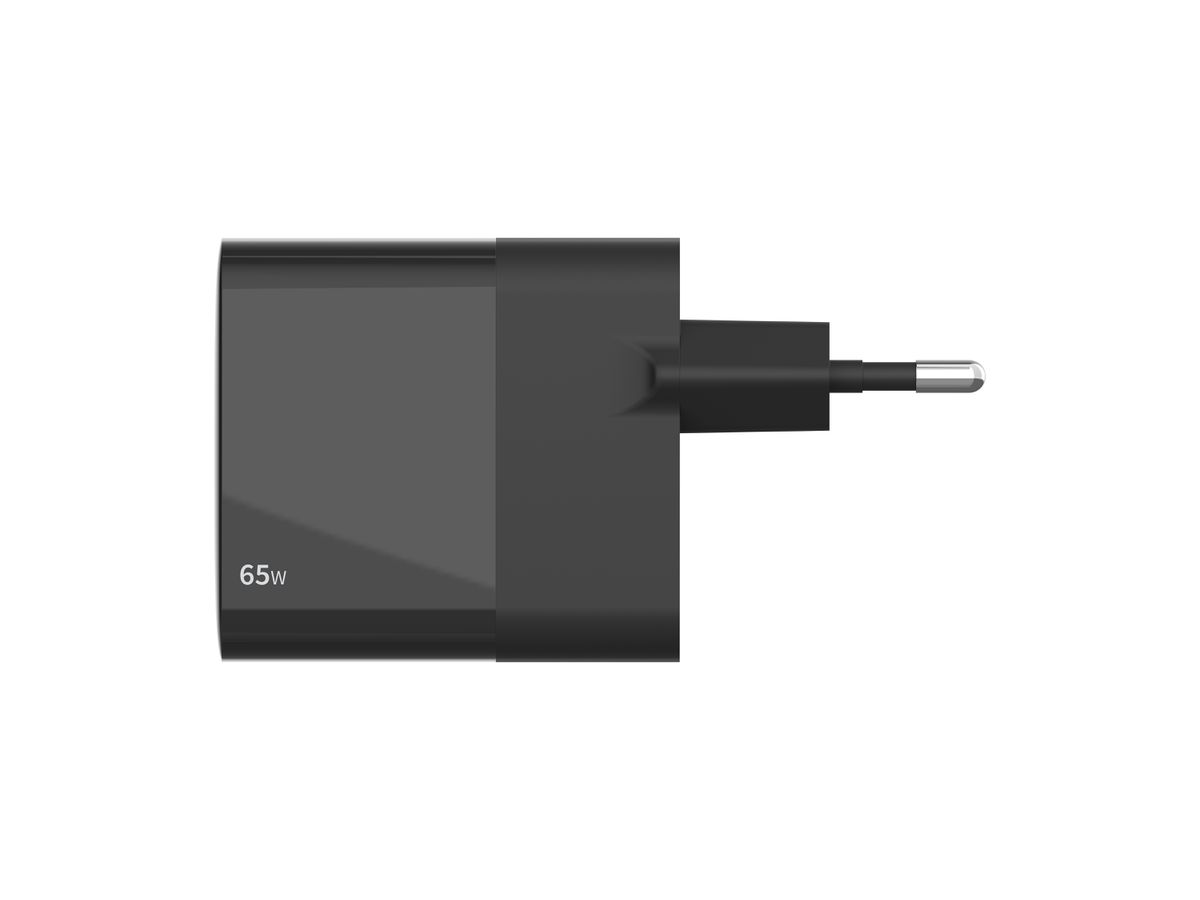 Sitecom 65W GaN Wall Charger LED-Display