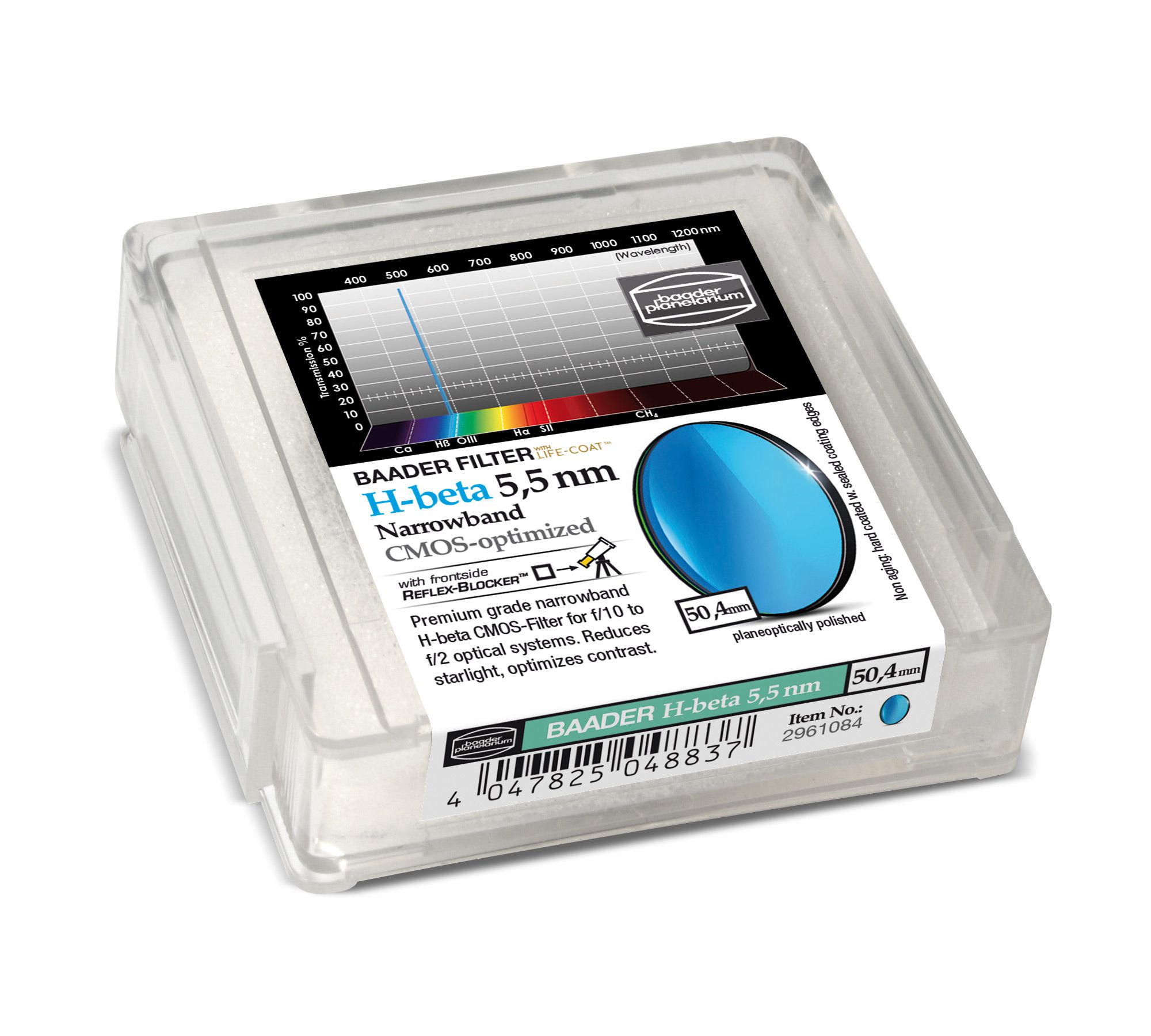 Baader Schmalband H-beta 5.5nm 50.4mm