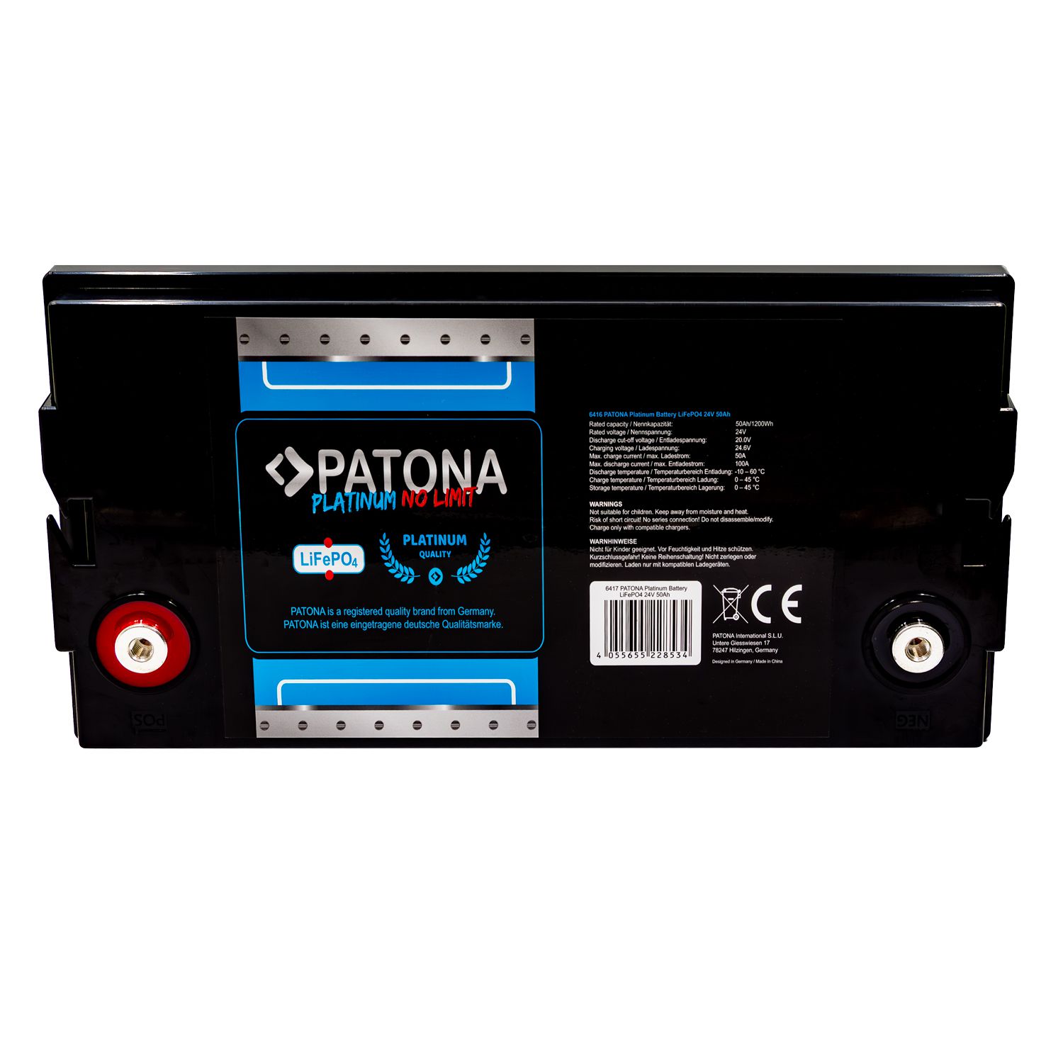 Patona Platinum Battery LiFePO4 24V 50Ah
