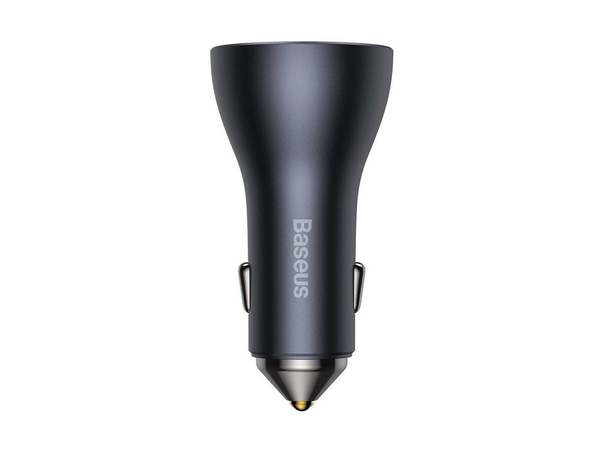 Baseus Triple Car Charger 65W Dark Gray