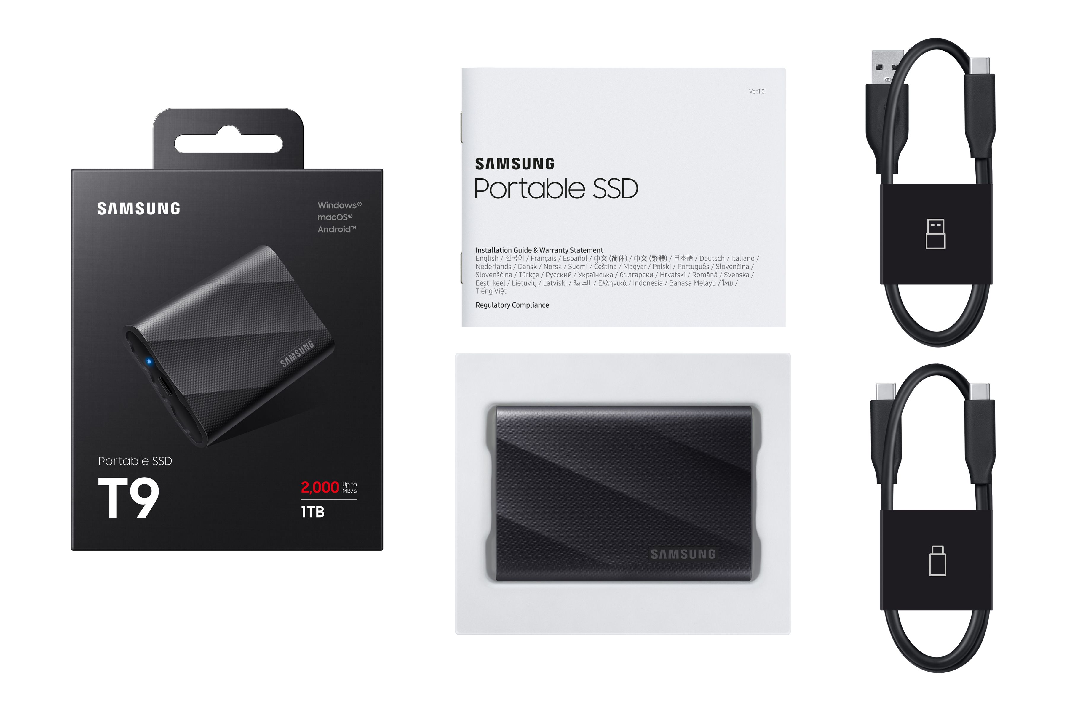 Samsung PSSD T9 1TB black