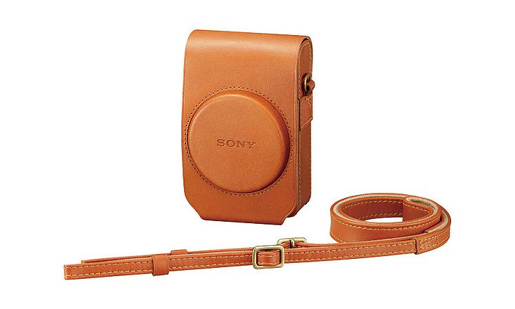 Sony LCS-RXG Camera Etui Brown