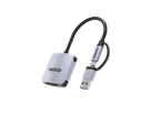 Sitecom USB Card Reader USB-C & USB-A