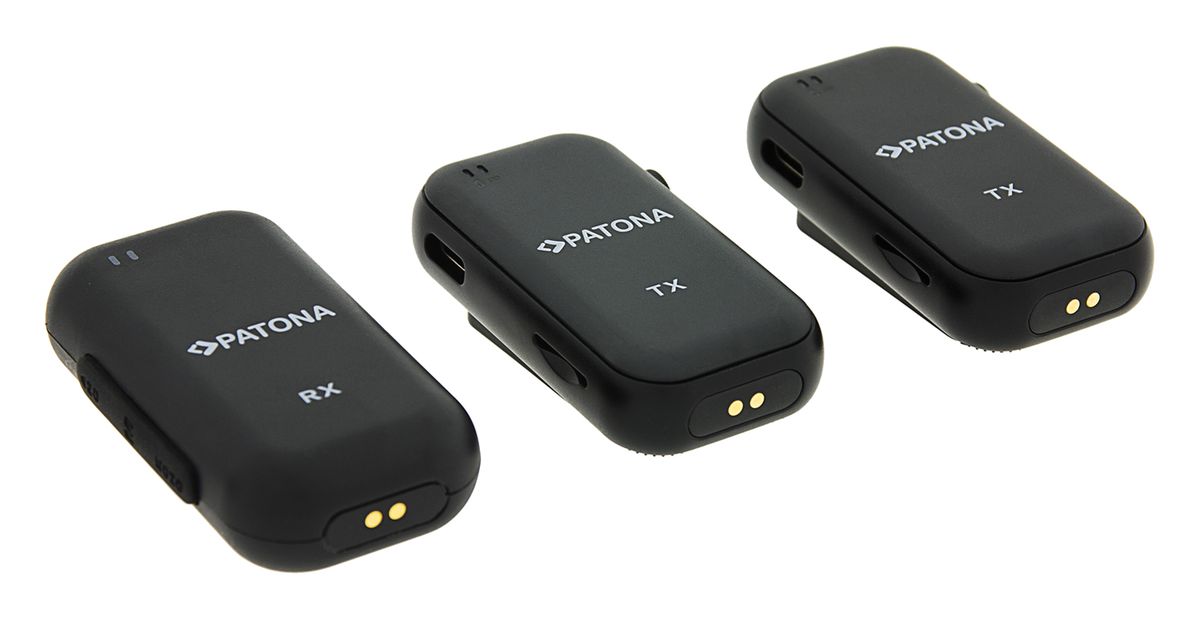 Patona Wireless Lavalier Mikrofon Set