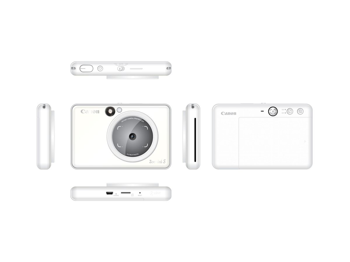 Canon Zoemini S Pearl White Essent.-Kit