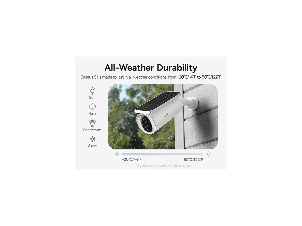 Baseus S1 Outdoor Camera 2K