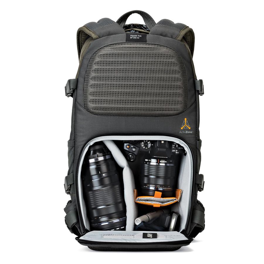 Lowepro Flipside Trek BP 250AW grau/grün