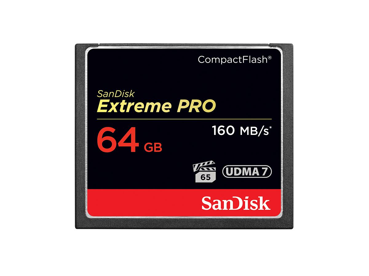 Sandisk ExtremePro 160MB/s CF 64GB