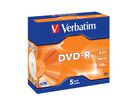 Verbatim DVD-R Jewel 4.7GB 16x 5 Pack