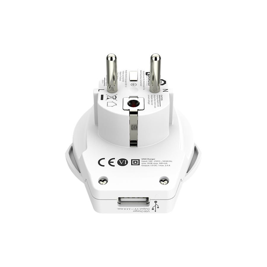 Skross World to Europe USB