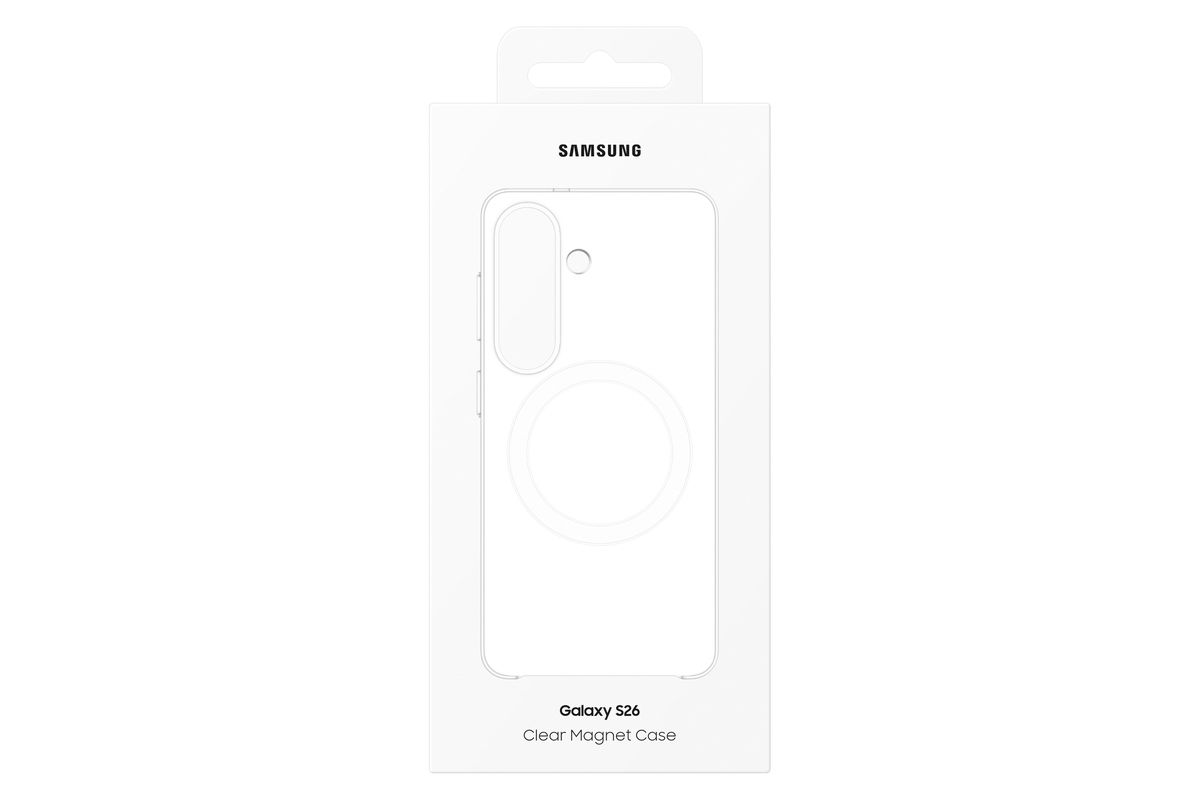 Samsung S26 Clear Magnet Cas Transparent