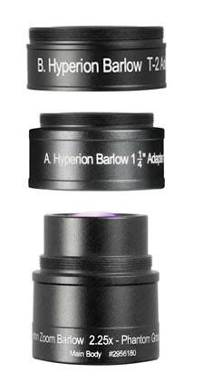 Baader Hyperion Zoom Barlow 2.25x, 2"