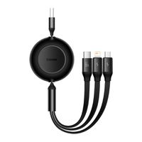 Baseus USB-A 3-in-1 Cable 1.1m Black