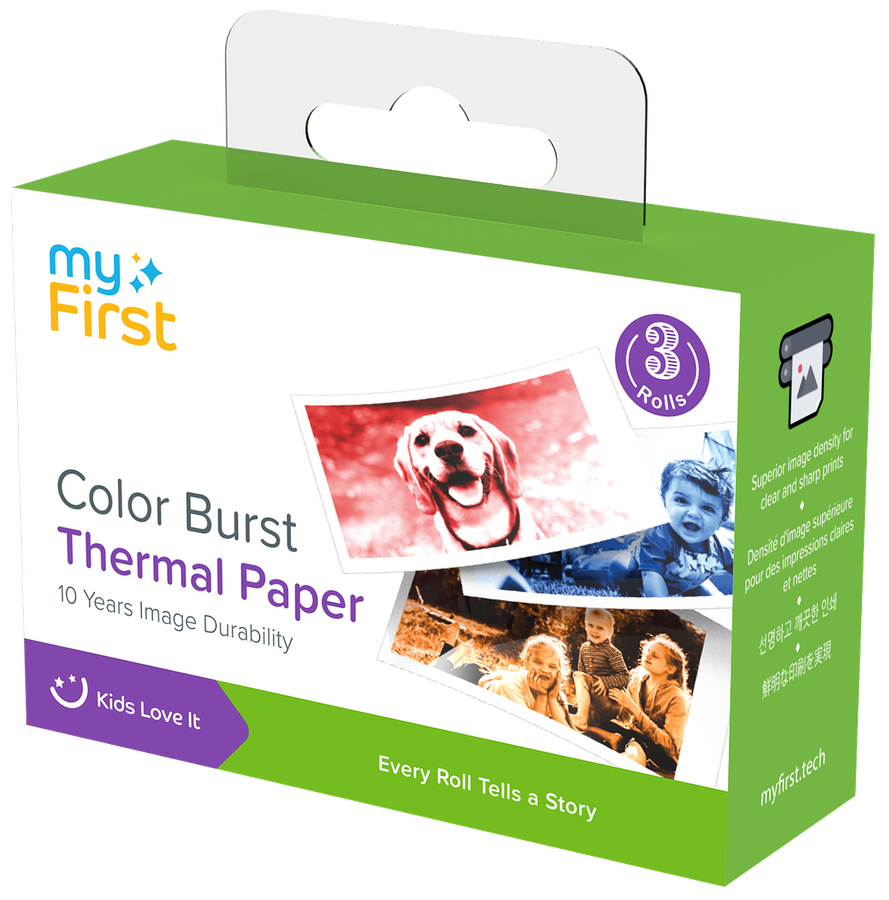 myFirst Thermal Paper Color Burst