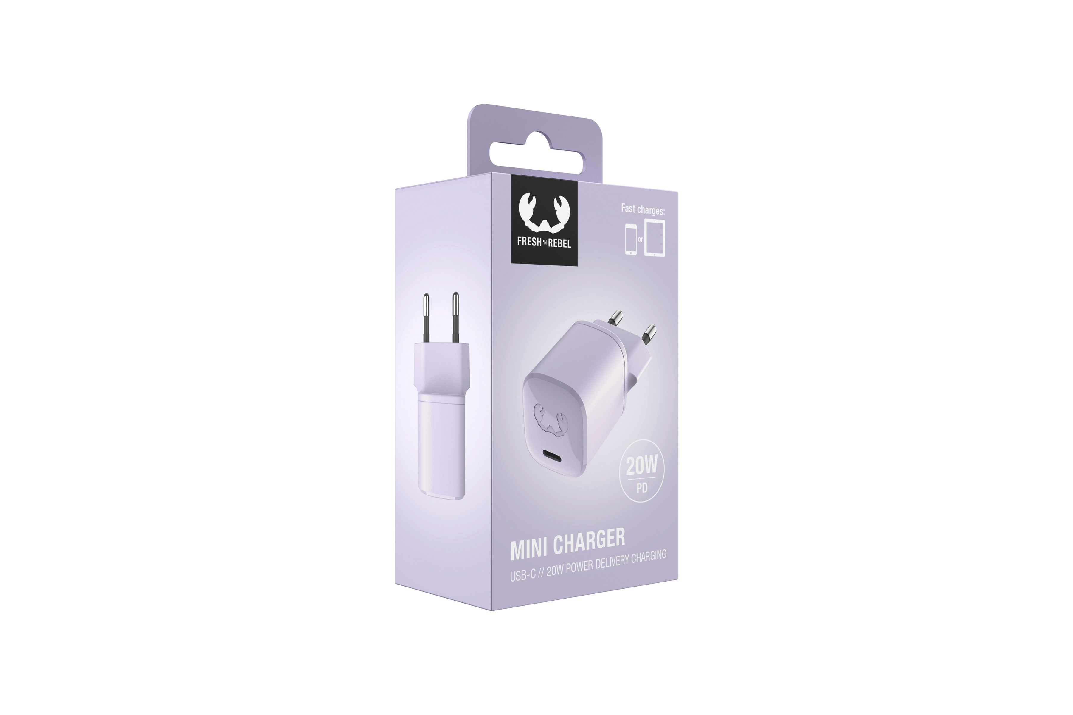 Fresh 'n Rebel Mini Charger Lilac 20W