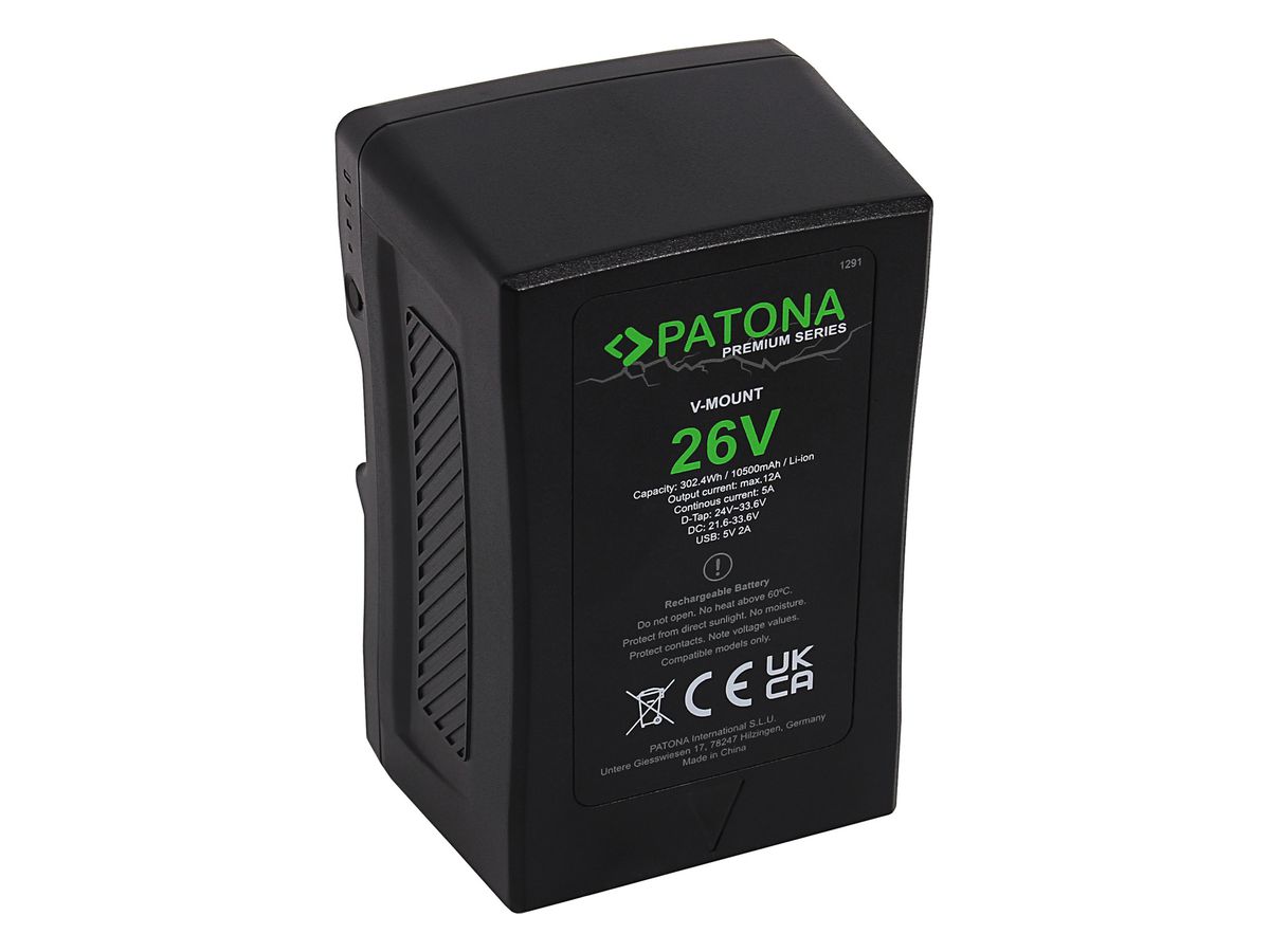 Patona Premium Akku V-Mount 26V 302Wh