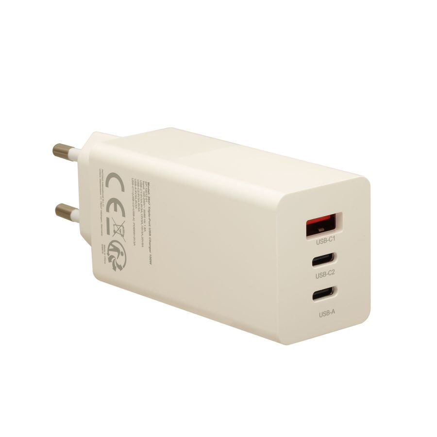 Patona GaN PD 100W 2xUSB-C 1xUSB-A white