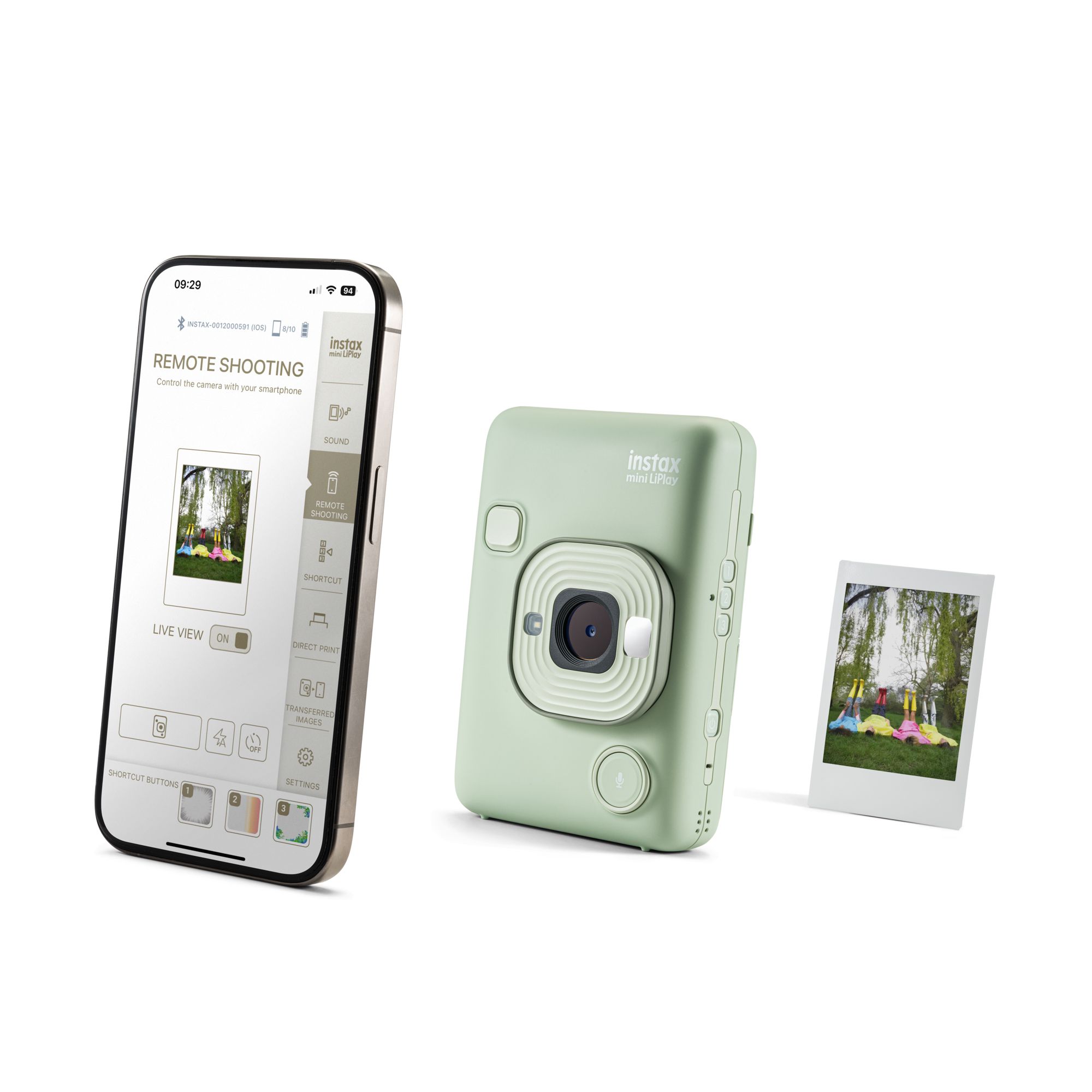 Fujifilm Instax Mini LiPlay Green USB-C