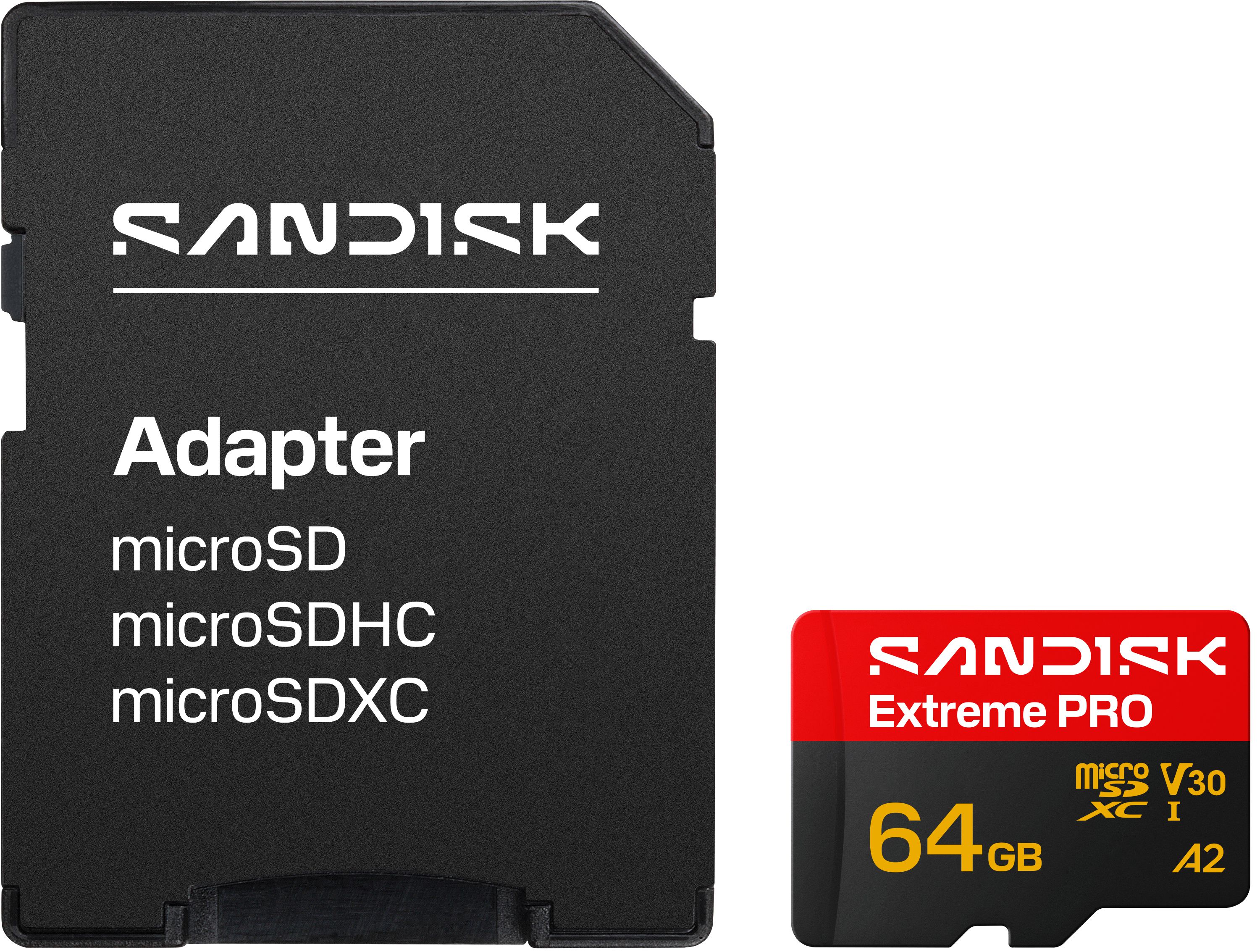 SANDISK Extreme PRO micro SDXC 64GB