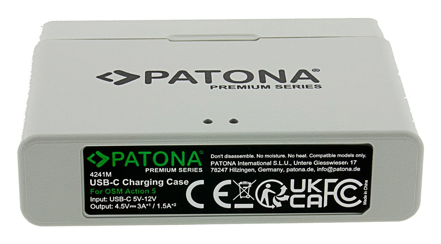 Patona Dual Charger DJI Action 5