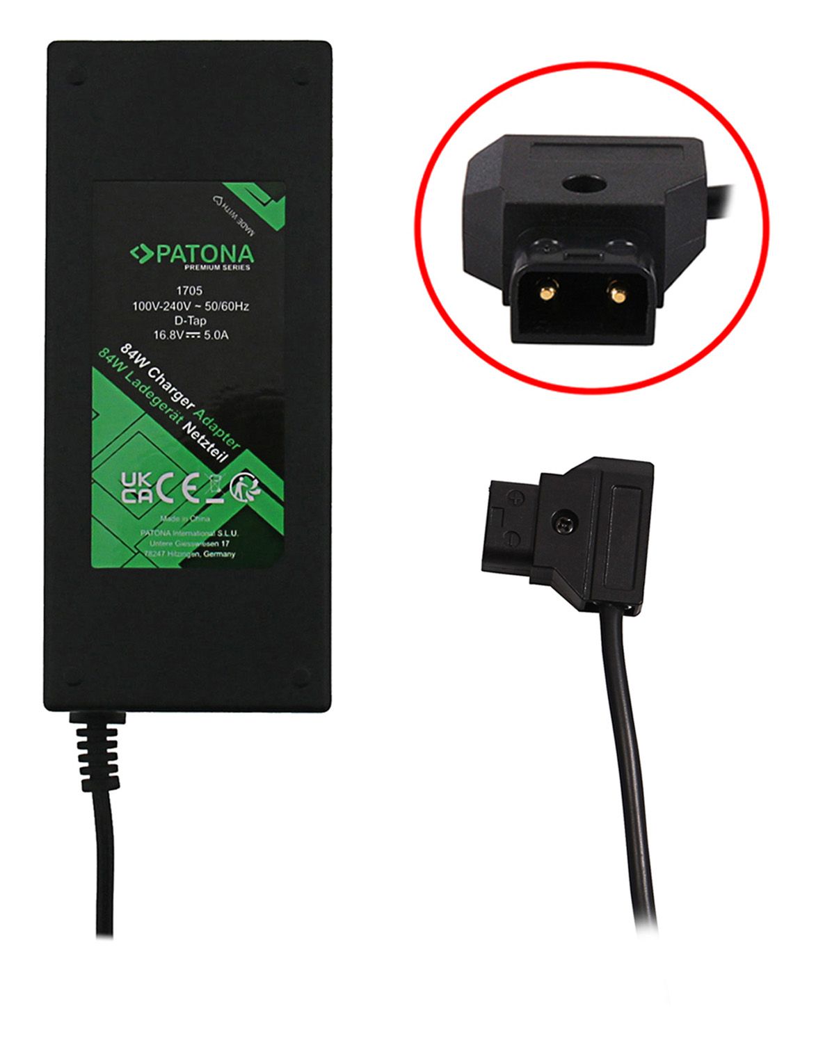 Patona Premium V-Mount Charger D-Tap 5A