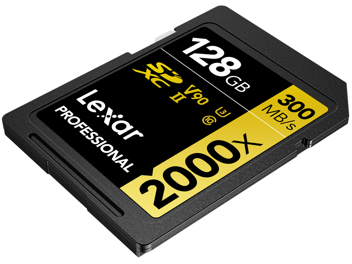 Lexar 2000x UHS-II SDXC 128GB Gold