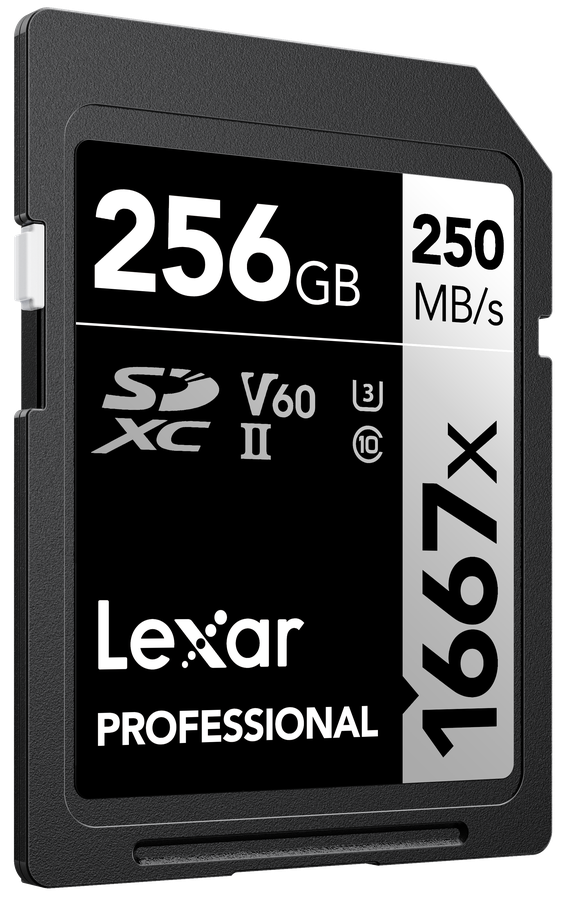 Lexar 1667x UHS-II SDXC 256GB Silver