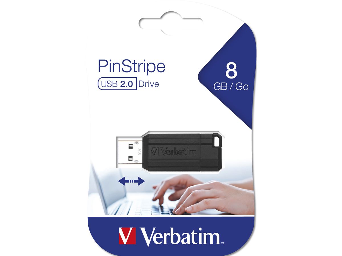 Verbatim Pin Stripe USB 2.0 8GB