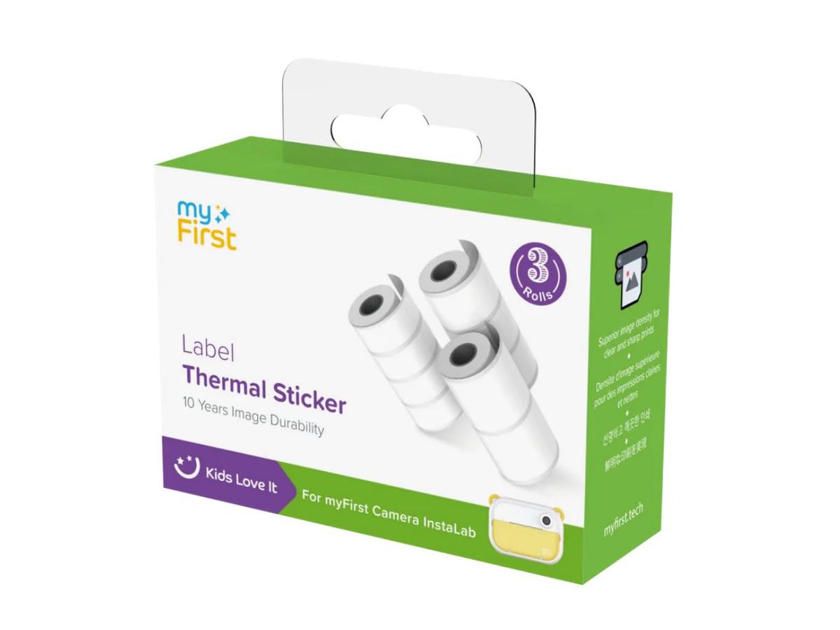 myFirst Label Thermal Sticker White