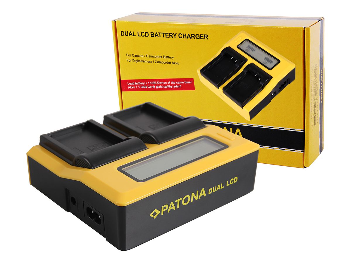 Patona Chargeur Dual LCD Fuji NP-T125