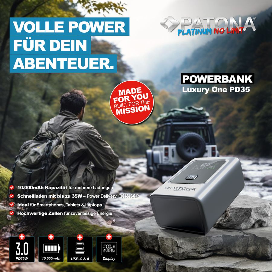 Patona Powerbank PD35W 10000mAh
