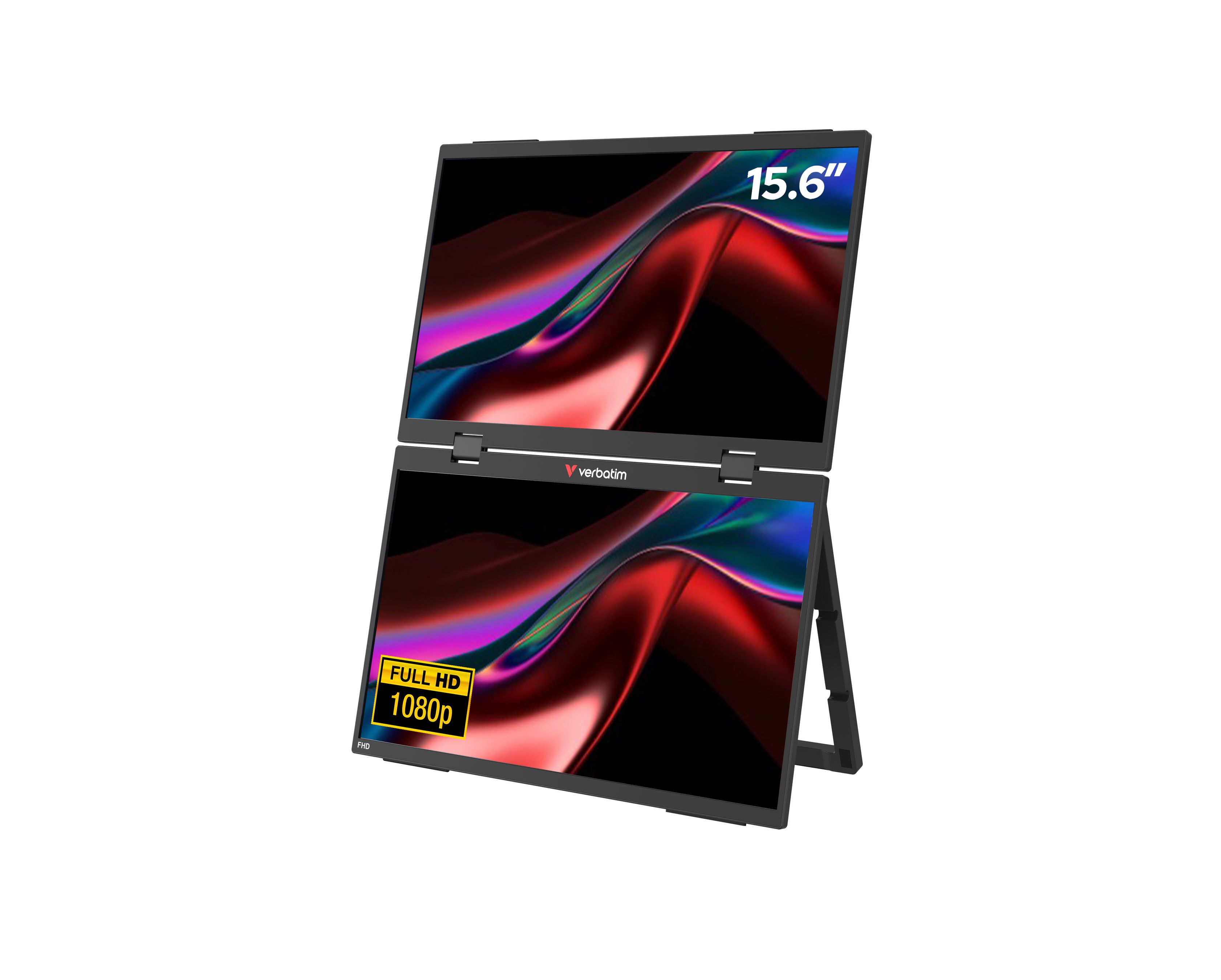 Verbatim Portable 15.6" Dual Monitor