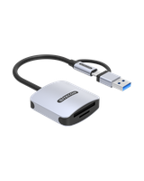 Sitecom USB Card Reader USB-C & USB-A